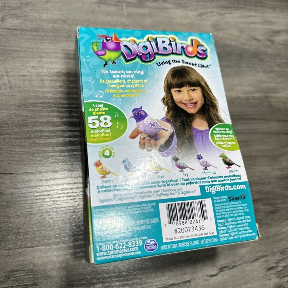 AUTHENTIC NEW IN SEALED BOX DigiBirds (By Spin Master) 58 Melodies Dawn Toy